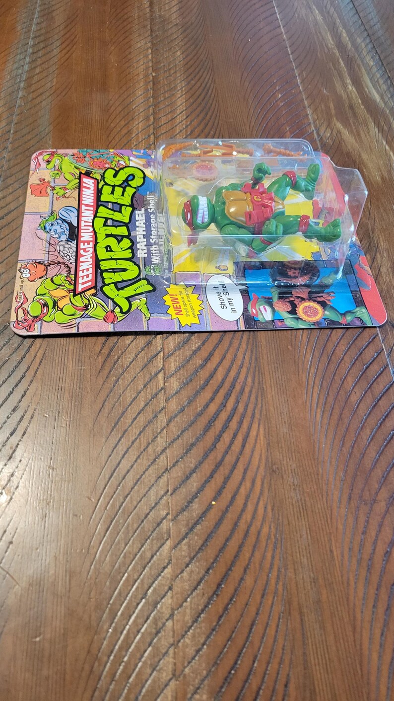 Tmnt 1990 Raphael Shell 1991 TMNT Storage Shell Raphael Unpunched Vintage Teenage Mutant Ninja ...