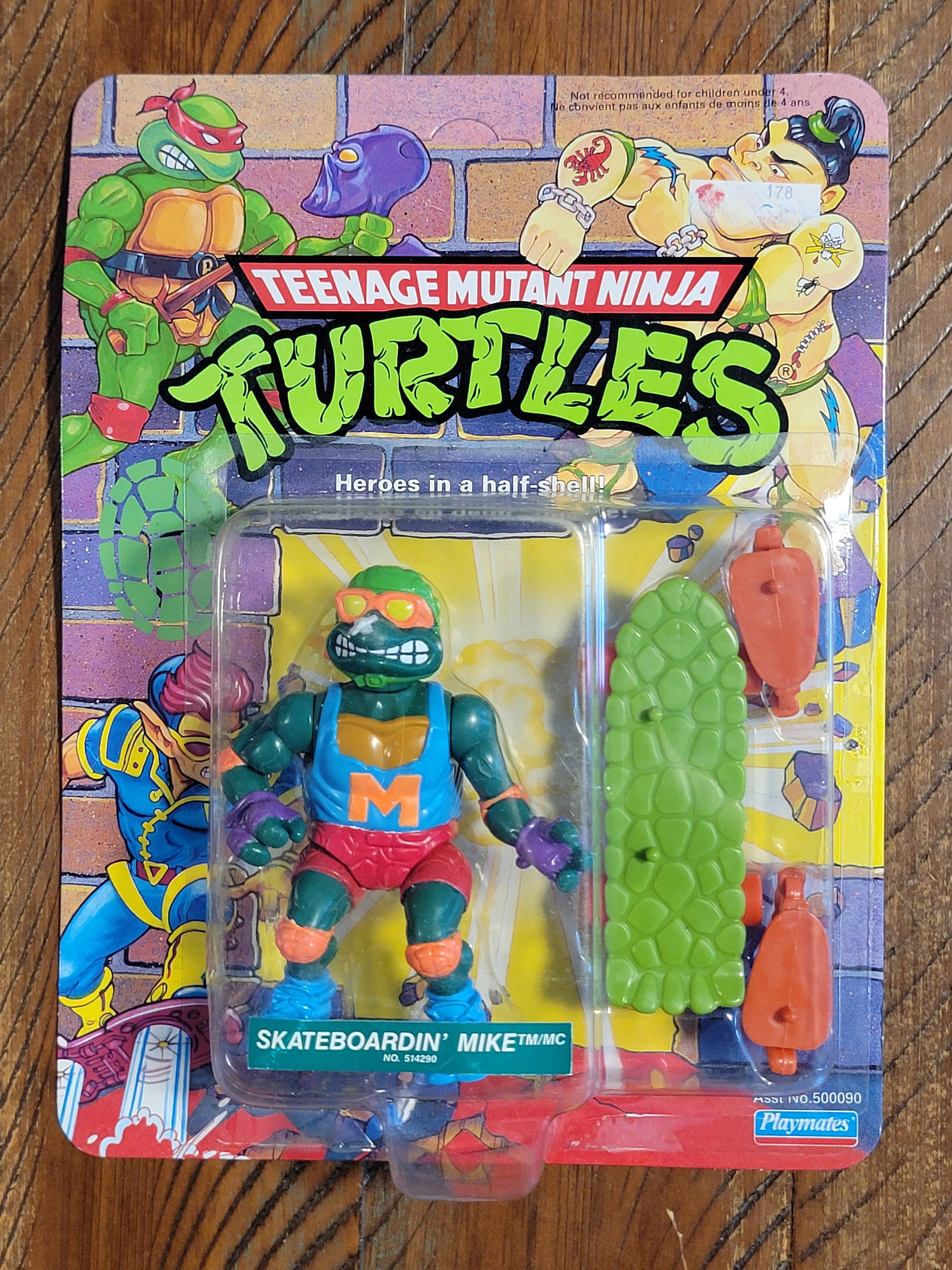 1990 TMNT Mike 2 Rare Foreign Multi Language Etsy