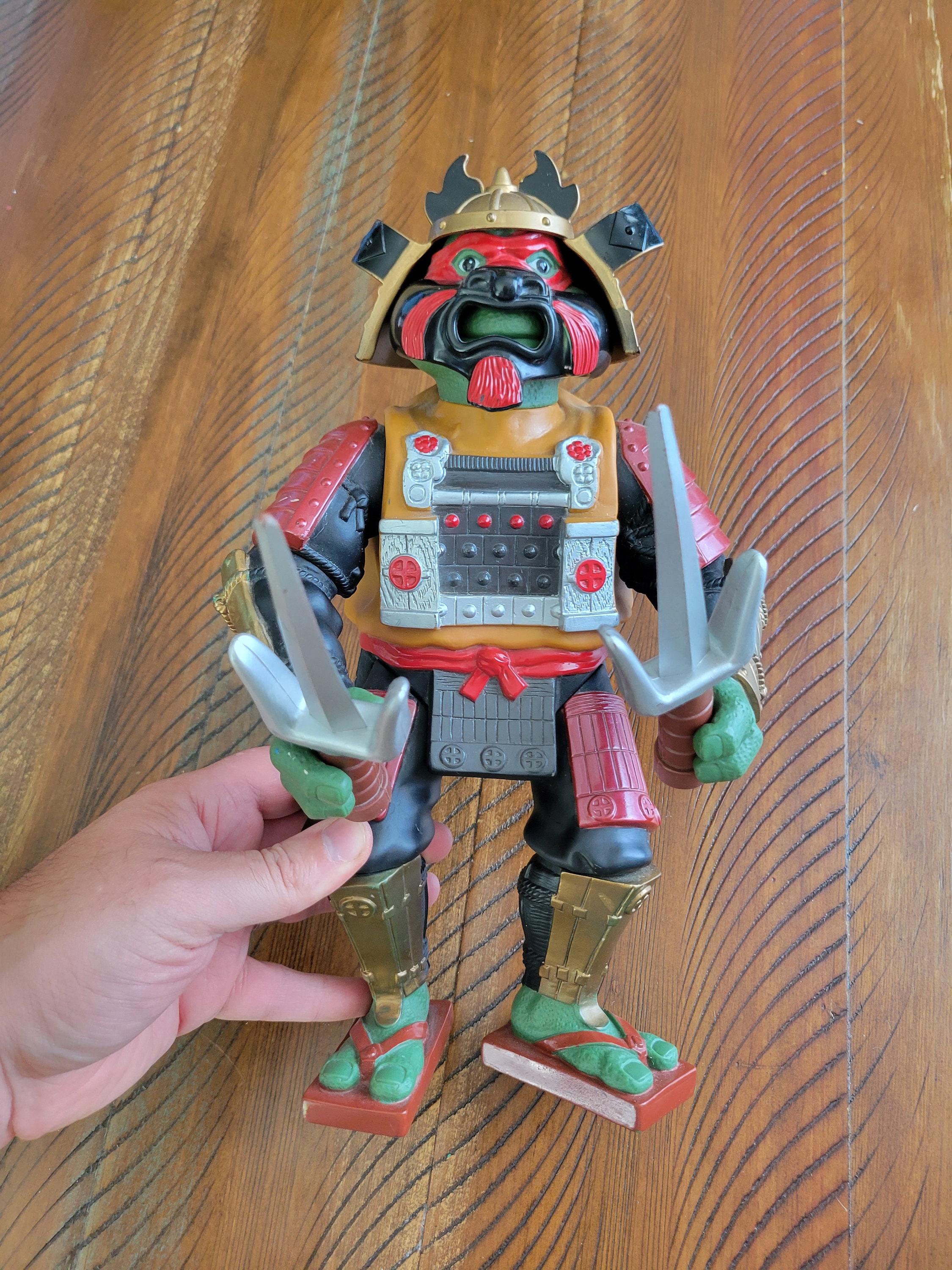 GIANT　MOVIEⅢ　SAMURAI　レオナルド　フィギュア 1993 TMNT Movie 3 Giant Samurai Raphael and Leonardo Sold