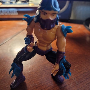 1988 TMNT Hardhead Shredder Loose Incomplete Played With Vintage Teenage Mutant Ninja Turtles Action Figure