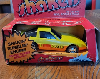 Vintage 80s ERTL Shakers Vette Corvette, Original Box