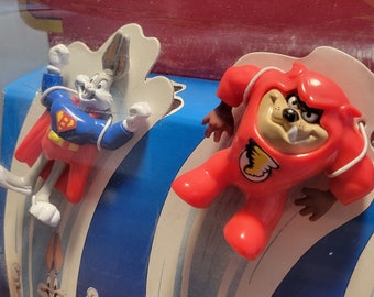 1991 Mcdonald's Super Looney Tunes Store Display, Snap-on Costumes