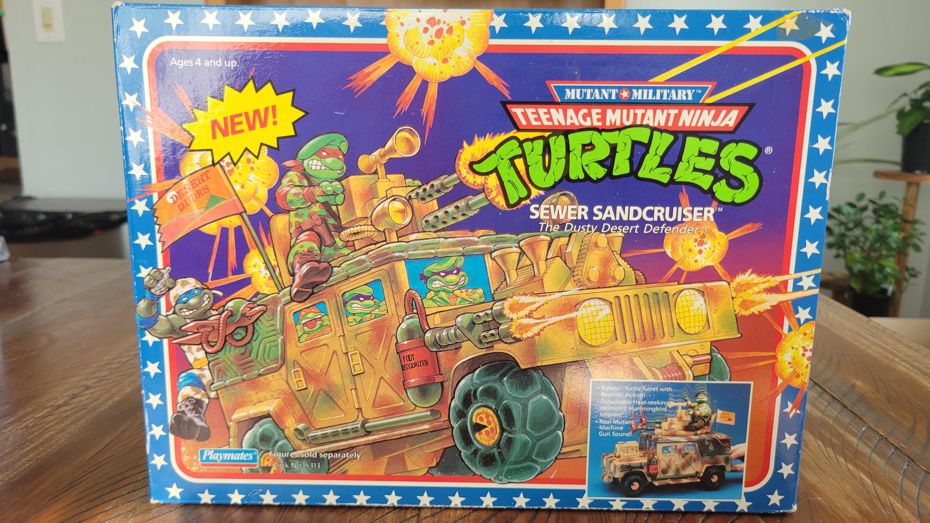 1992 TMNT Sewer Sandcruiser (vintage Ninja Turtles, Playmates