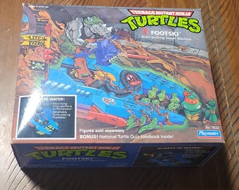 1989 TMNT Footski Vintage Fahrzeug Teenage Mutant Ninja Turtles schwer zu finden