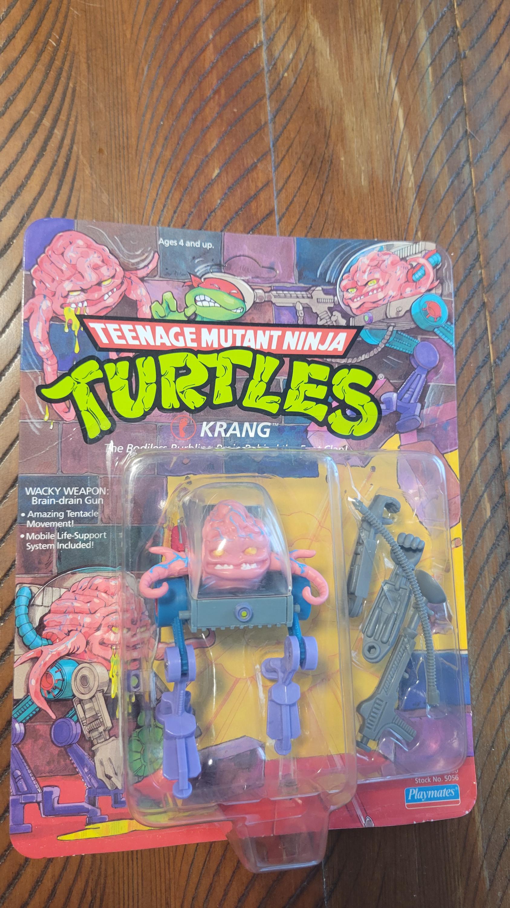 1989 TMNT Krang Unpunched Original Run Vintage Teenage Mutant