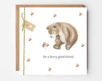 Bear Good Friend Card