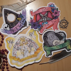 Bovennatuurlijke stickerset