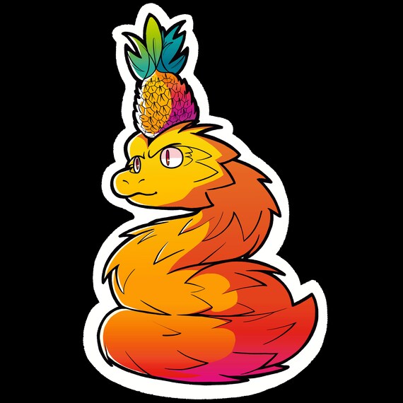 Pineapple Snake Etsy