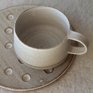 Patterned Pottery Dessert Plate Artisan Ceramic Cake Plate Sandwich Salad Serving Plate Handmade Rustic Dinnerware Stoneware Plate