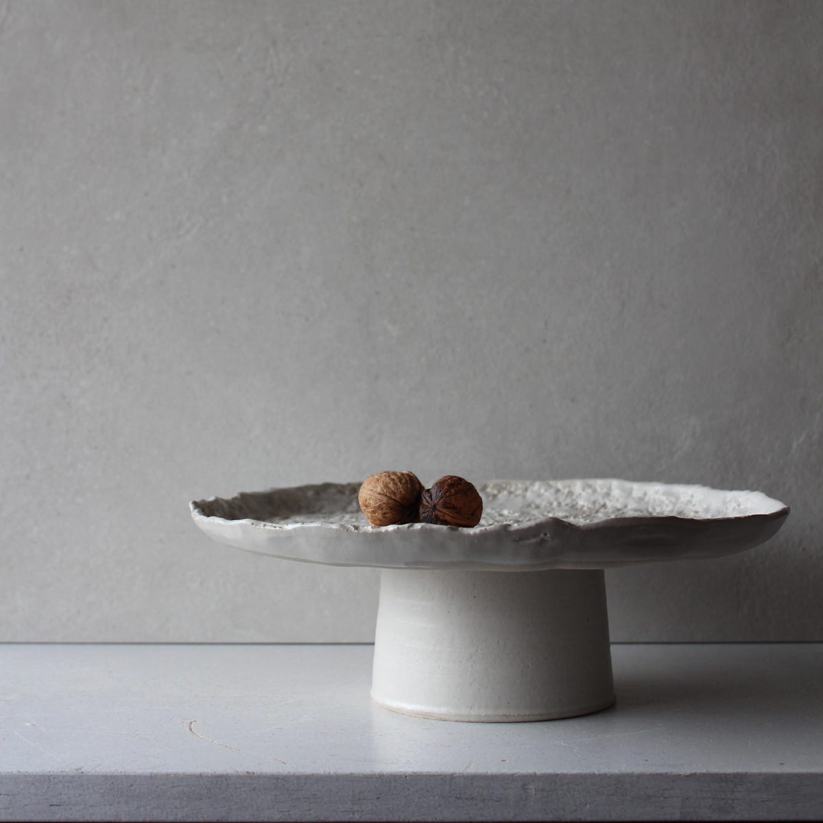 Matte White Cake Stand Handmade Ceramic Serving Stand Serving Stand White Stoneware Modern Gift Handmade Gift Ceramics Handmade Pottery - Etsy