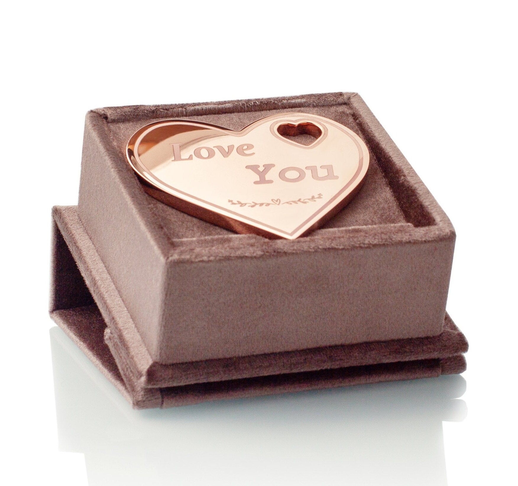 Eternal Copper Heart Anniversary Gift For Husband Romantic Etsy