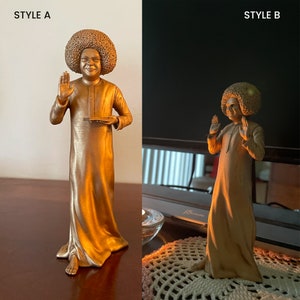 6inch Sathya Sai Baba figurine - 2 styles available - RESIN (Hand painted)