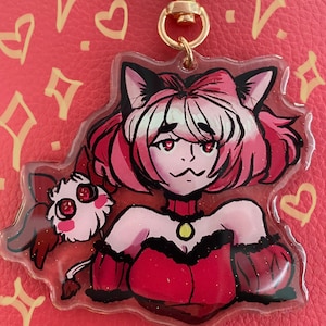 Mew Ichigo ~ Epoxy Keychain