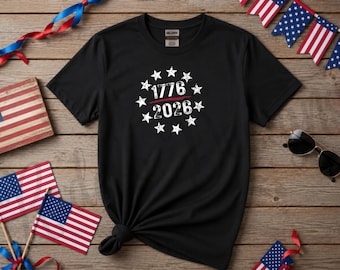 US 1776–2026 Patriotic Commemorative T-Shirt