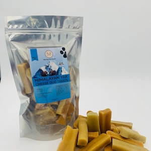 Small – 12 sticks | Himalayan Yak Cheese Dog Chews | Natural Long Lasting Chews for Small Dogs, Puppies | Bones and Baths Treats