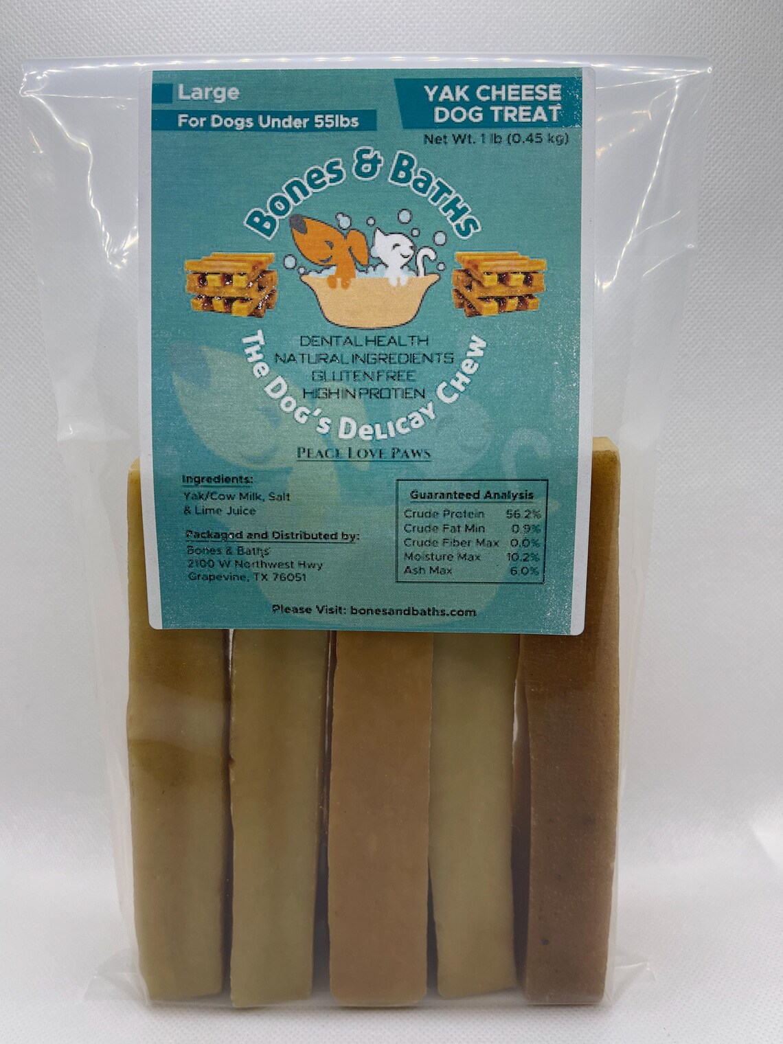Large Bones&Baths Himalayan Yak Cheese Dog Treats Churpi Etsy