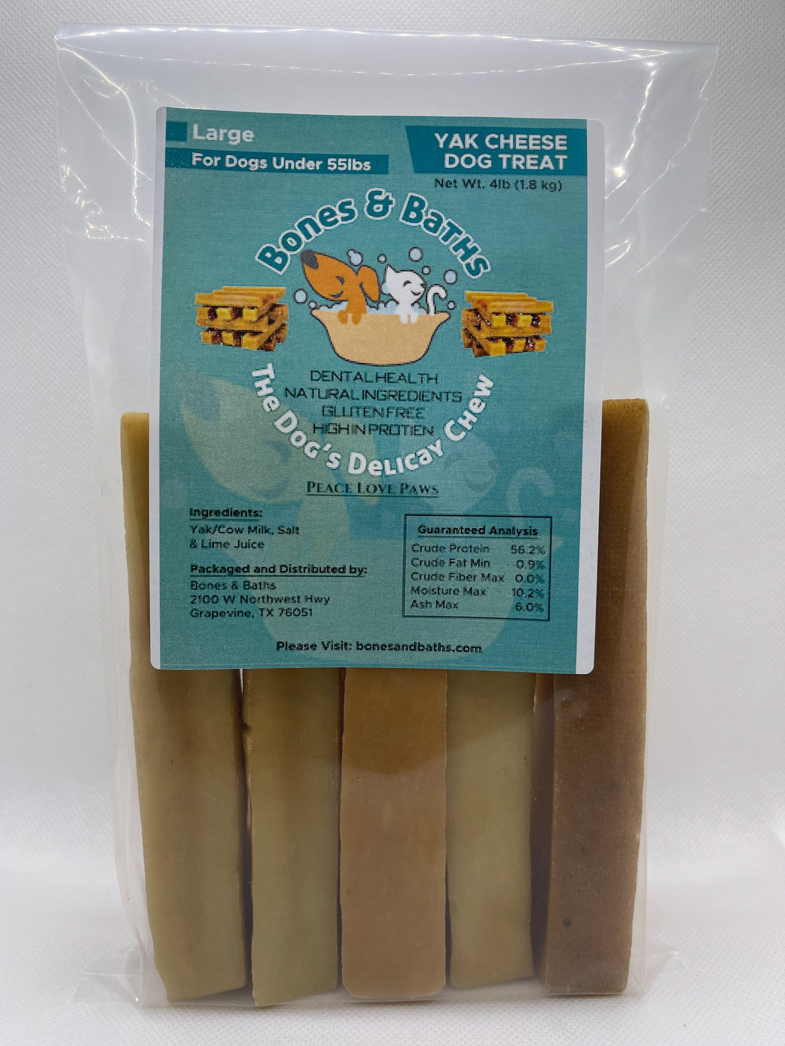 Large Bones&Baths Himalayan Yak Cheese Dog Treats Churpi Etsy