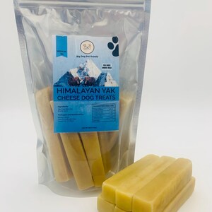 Medium Himalayan Yak Chew Sticks for Dogs | Natural Long-Lasting Dog Treats | Chhurpi Yak Milk Chews |