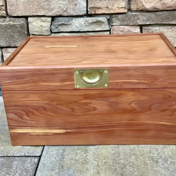 Aromatic Cedar Box, Cedar Chest, Keepsake Box, Wedding Box, Hope Chest