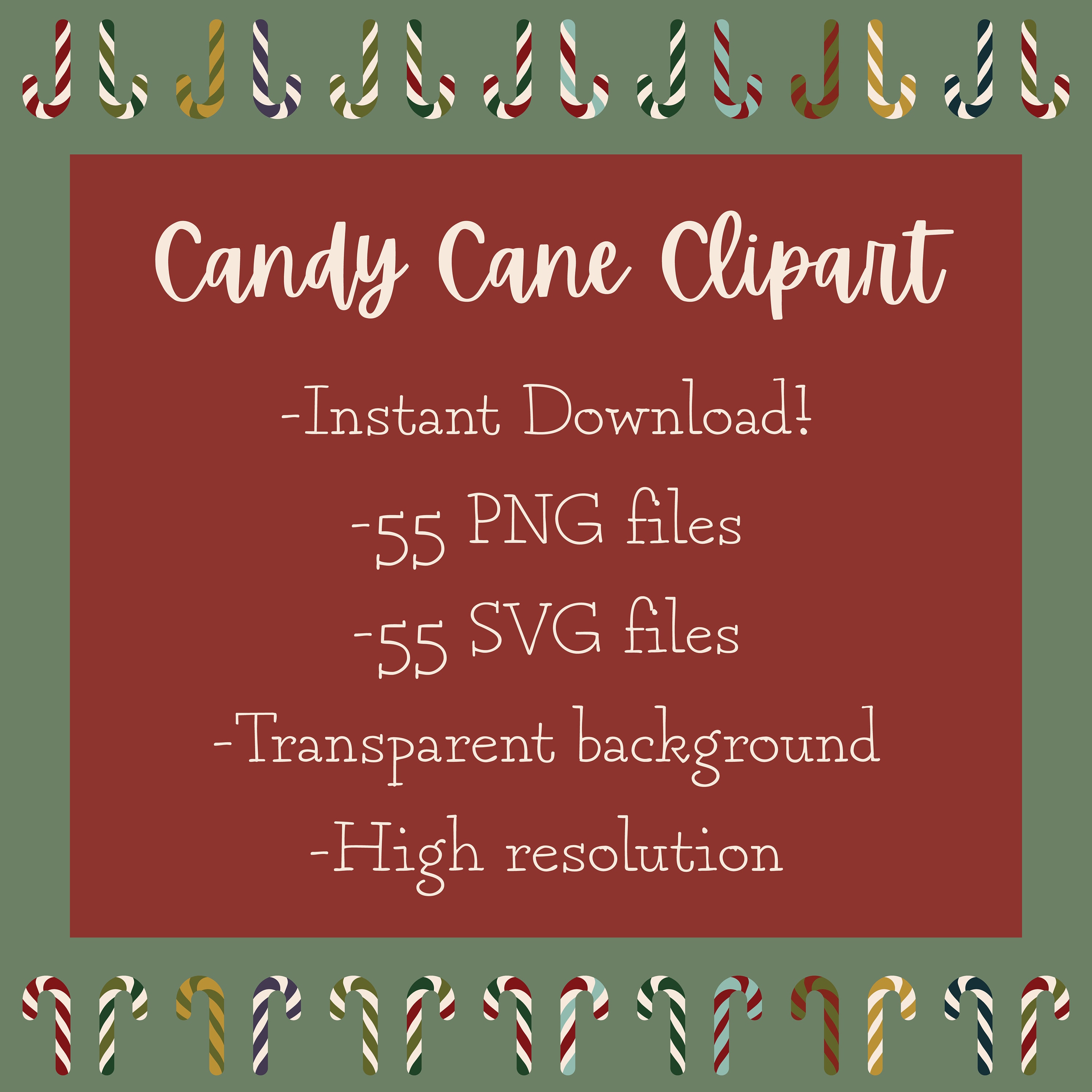 Christmas SVG | Candy Cane PNG | Candy Cane Clipart | Christmas Clipart ...