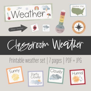 clima preescolar / clima diario / hora del círculo / estación meteorológica / tabla meteorológica / tablero matutino / rutina de clase / estaciones