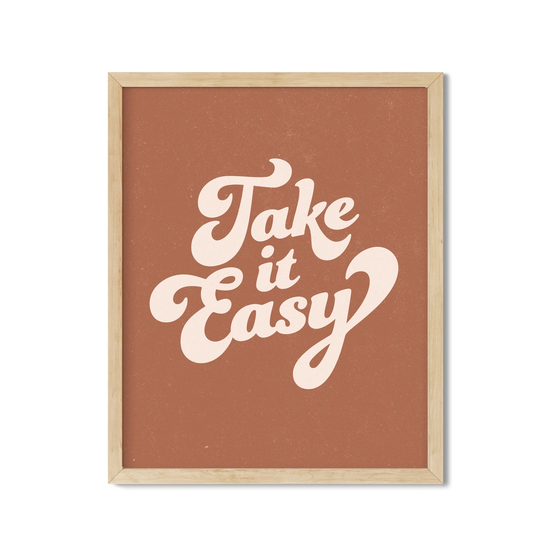 Take It Easy Digital Download Take It Easy Wall Art Home Etsy
