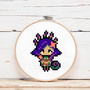 Modèle de point de croix Neeko - Cerceau de 3 pouces League of Legends PDF