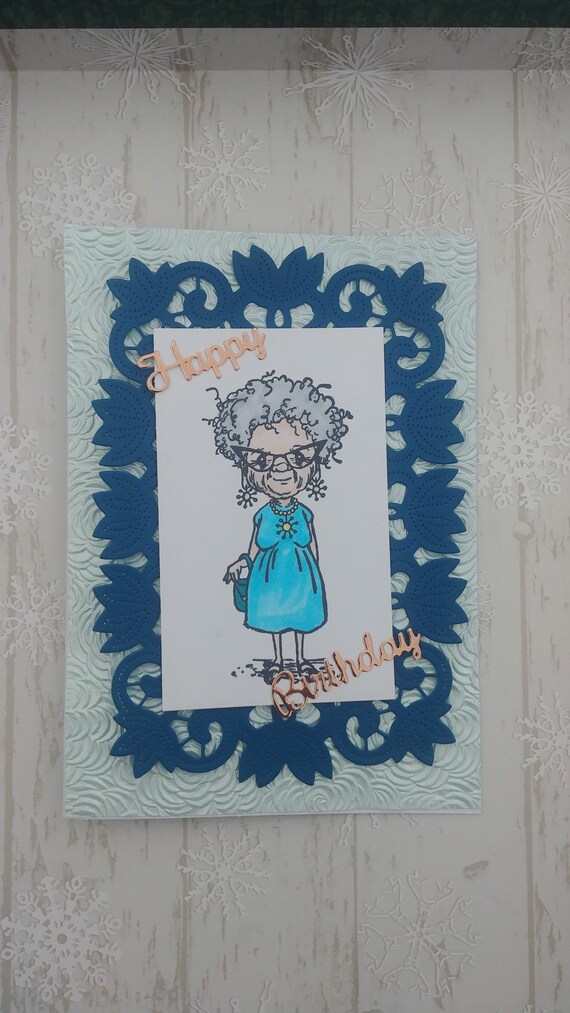 Happy Birthday Old Lady | Etsy