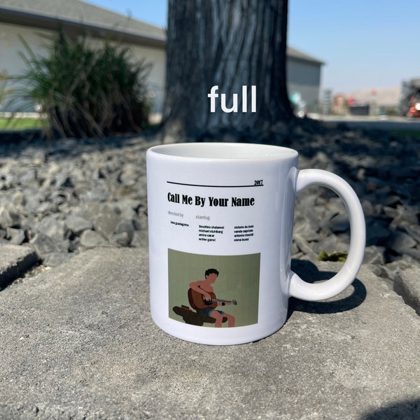 call me by your name minimalist mug