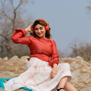 DAISY SKIRT - Geometric Printed Skirt