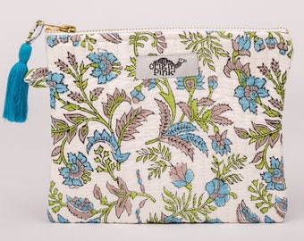 Quilted Pouch - Stylish and Versatile | 100% Cotton | Shop Now | WHITE COLOR
