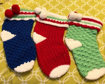 Crochet Holiday Stockings