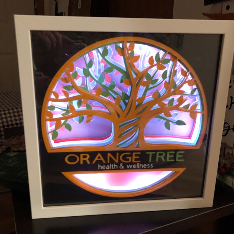 Family Tree Shadow Box Etsy