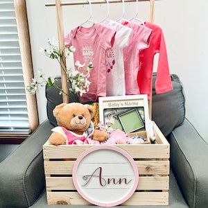 Baby Crate Closet for Baby Showers