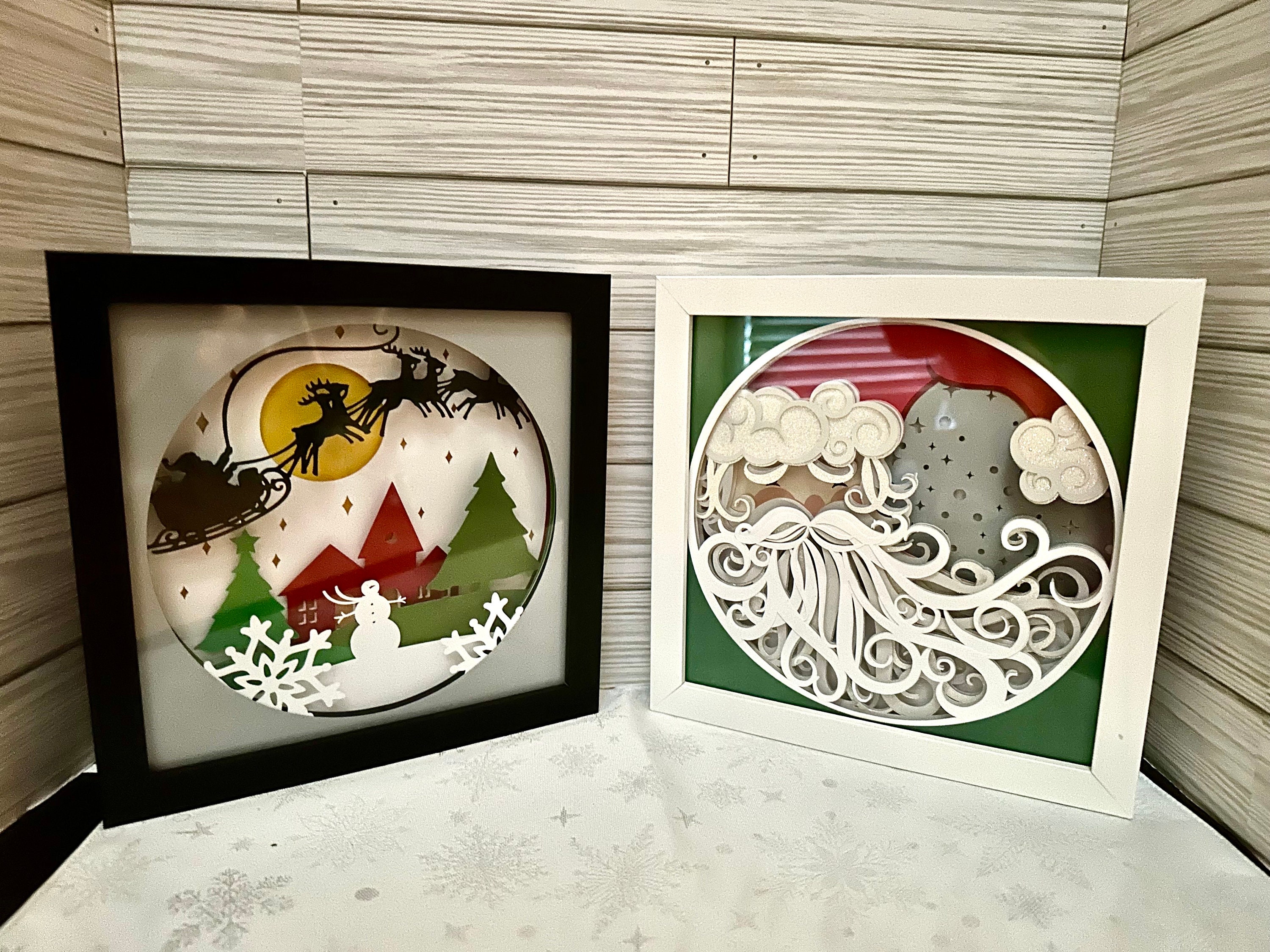 A Variety of Holiday 3D Shadow Boxes - Etsy
