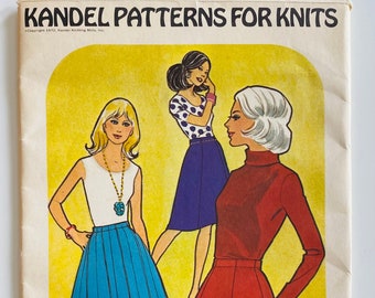 Vintage 70's Sewing Pattern. Kandel 60. Gored Skirts. Sizes 6-20. Uncut.