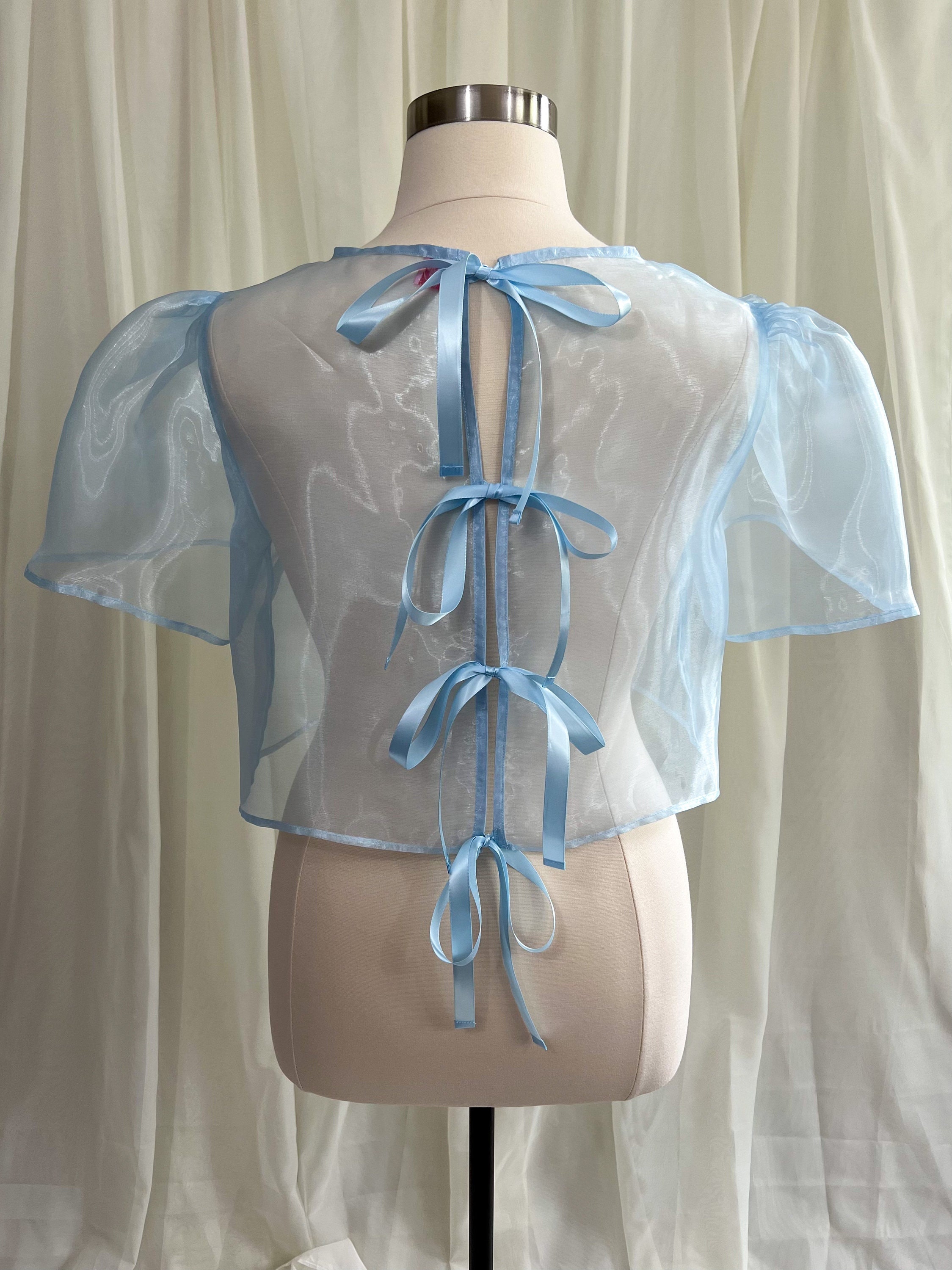 【新品未使用】SHEER CARDBOARD PUFF SHOULDER TOP 714esQyAE0L._AC_SY606_.jpg