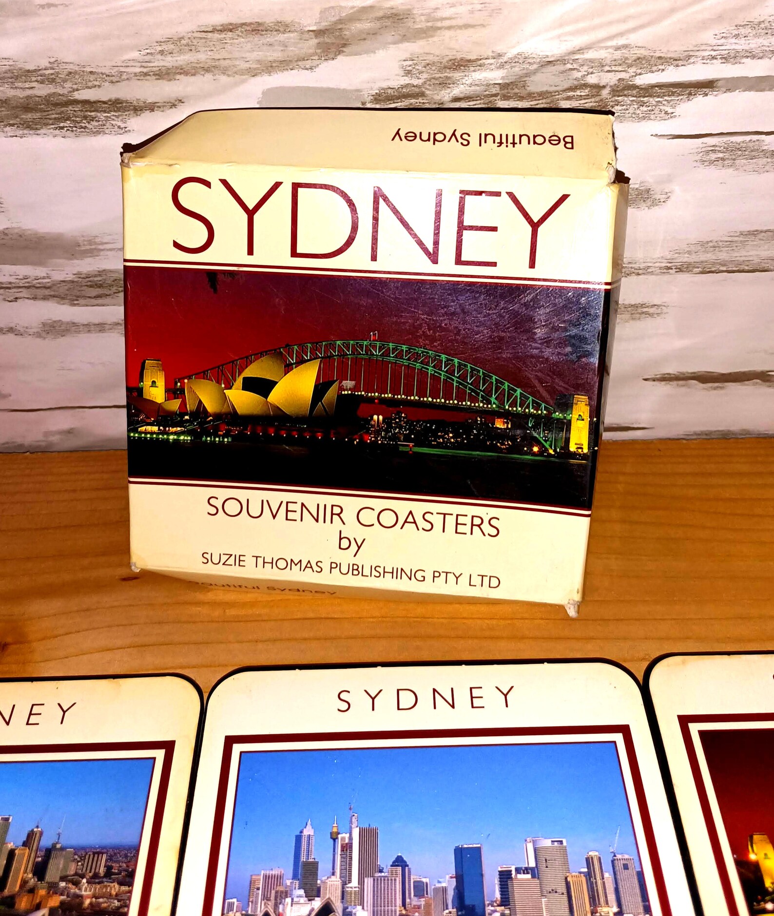 Sydney Souvenir 6 Coasters used Etsy
