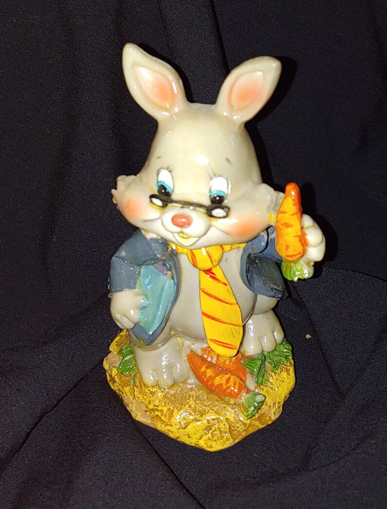 5 Paper Mache Professor Rabbit used