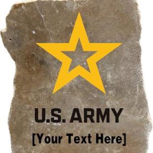 Personalized United States ARMY Stone, Engraved ARMY Gift, Soldier Keepsake, Personalized ARMY Gift Custom Veteran Gift Unique Military Gift
