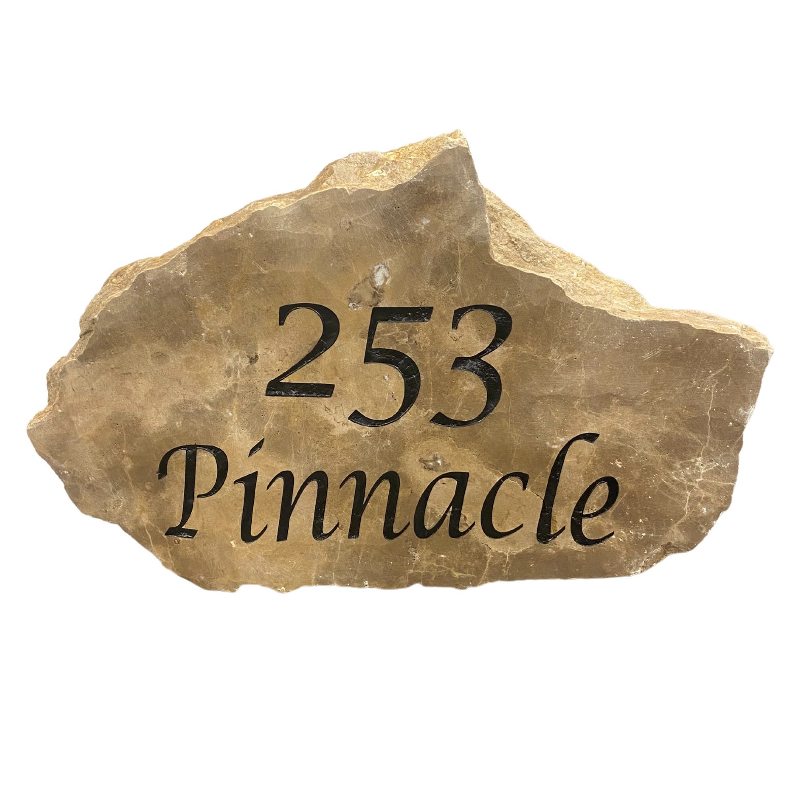 Large Address Rock, Personalized Address Gift, Address Stone Sign, Engraved Rock, Address Stone