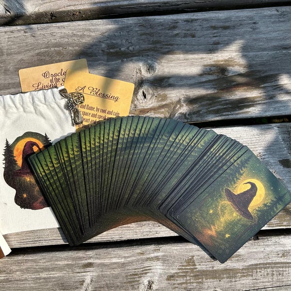 Oracle of the Living Spell // A 63-card Oracle Deck for Witchy Empowerment & Sacred Self Care