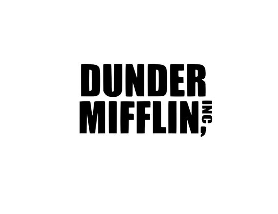 INSTANT DOWNLOAD Dunder Mifflin Logo Svg Jpeg Dxf and Png 