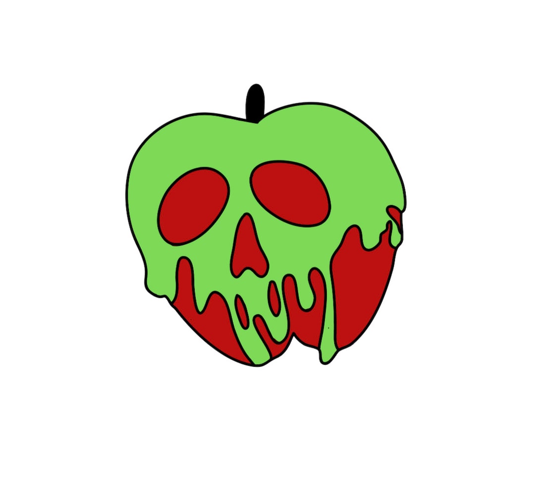 Poison Apple SVG - Etsy