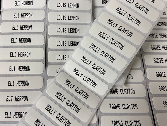 Iron On Name Labels