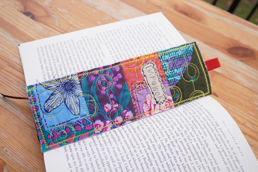 Handmade Quilted Fabric Bookmarks - Anna Maria Horner Collection - Etsy