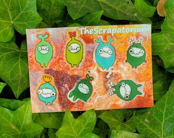 Arkusz naklejek Sprout Monsters