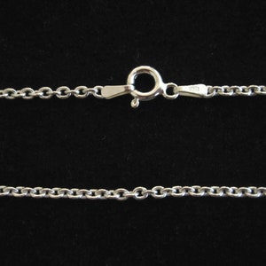 Rolo belcher sterling silver chain, 2.1mm wide, 20&quot; chain