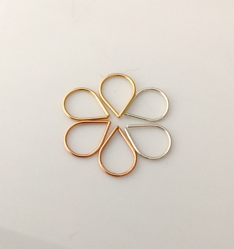 Lotus Teardrop Earrings - Set of Two main image 1