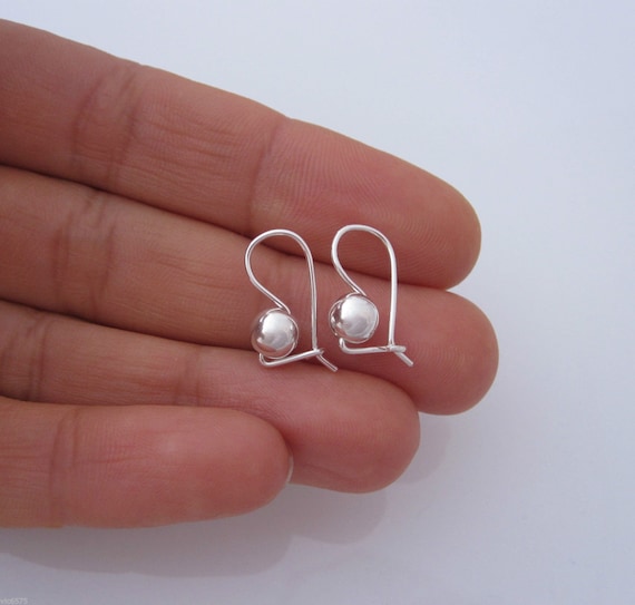 Sterling silver 6mm euroball earrings Sterling silver 6mm euroball earrings